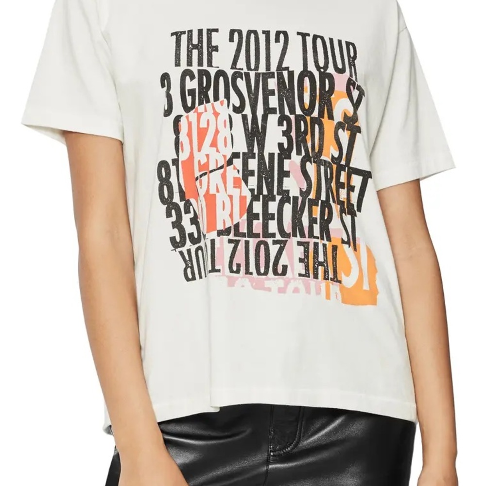 Anine Bing Ringo Tee Streets BNWT